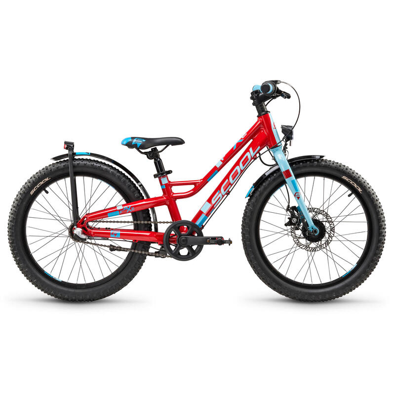 Vélo  Fahrrad  faXe Disc 20-3S Nexus  rouge, light blue