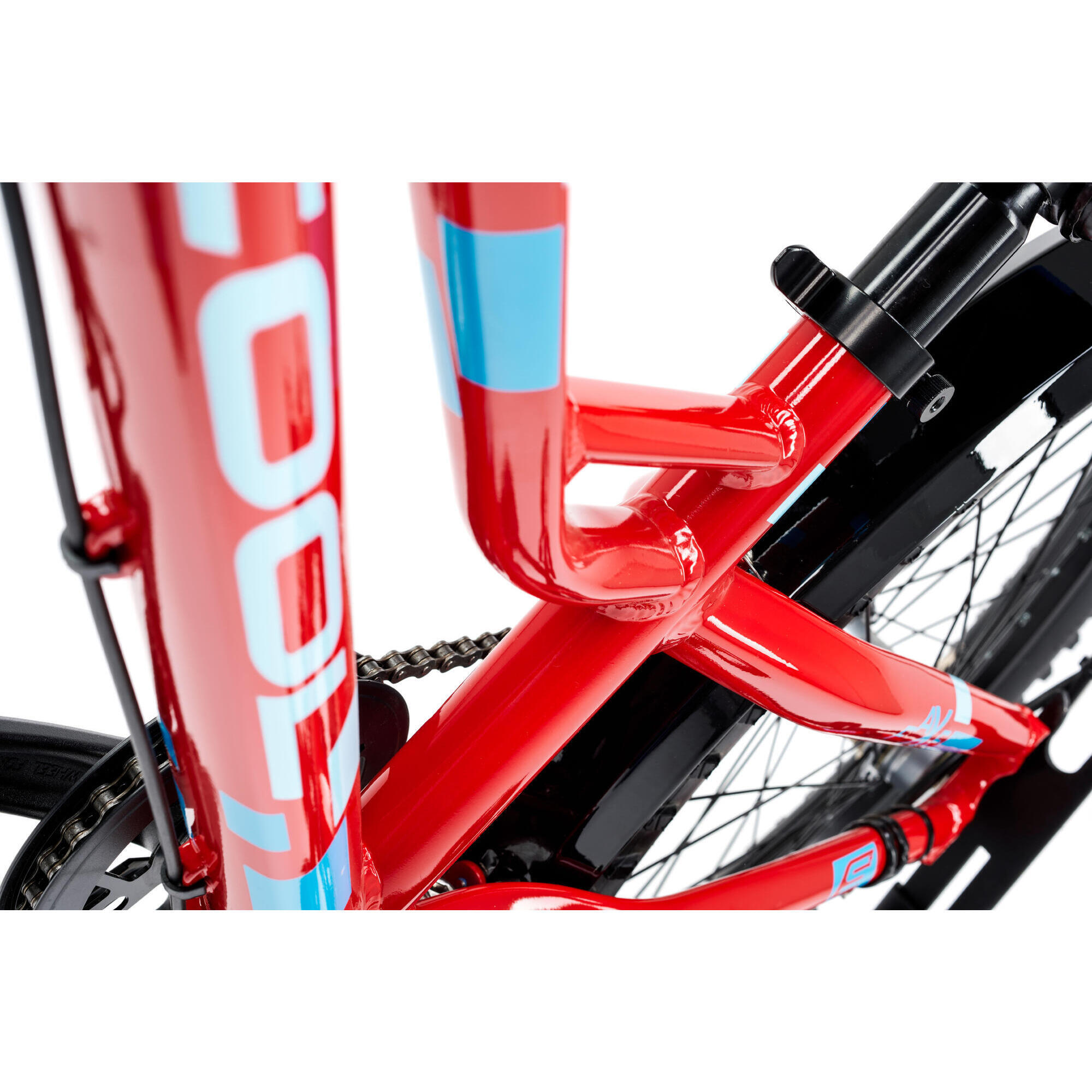 Fahrrad bike faXe Disc 20-3S Nexus rosso, azzurro