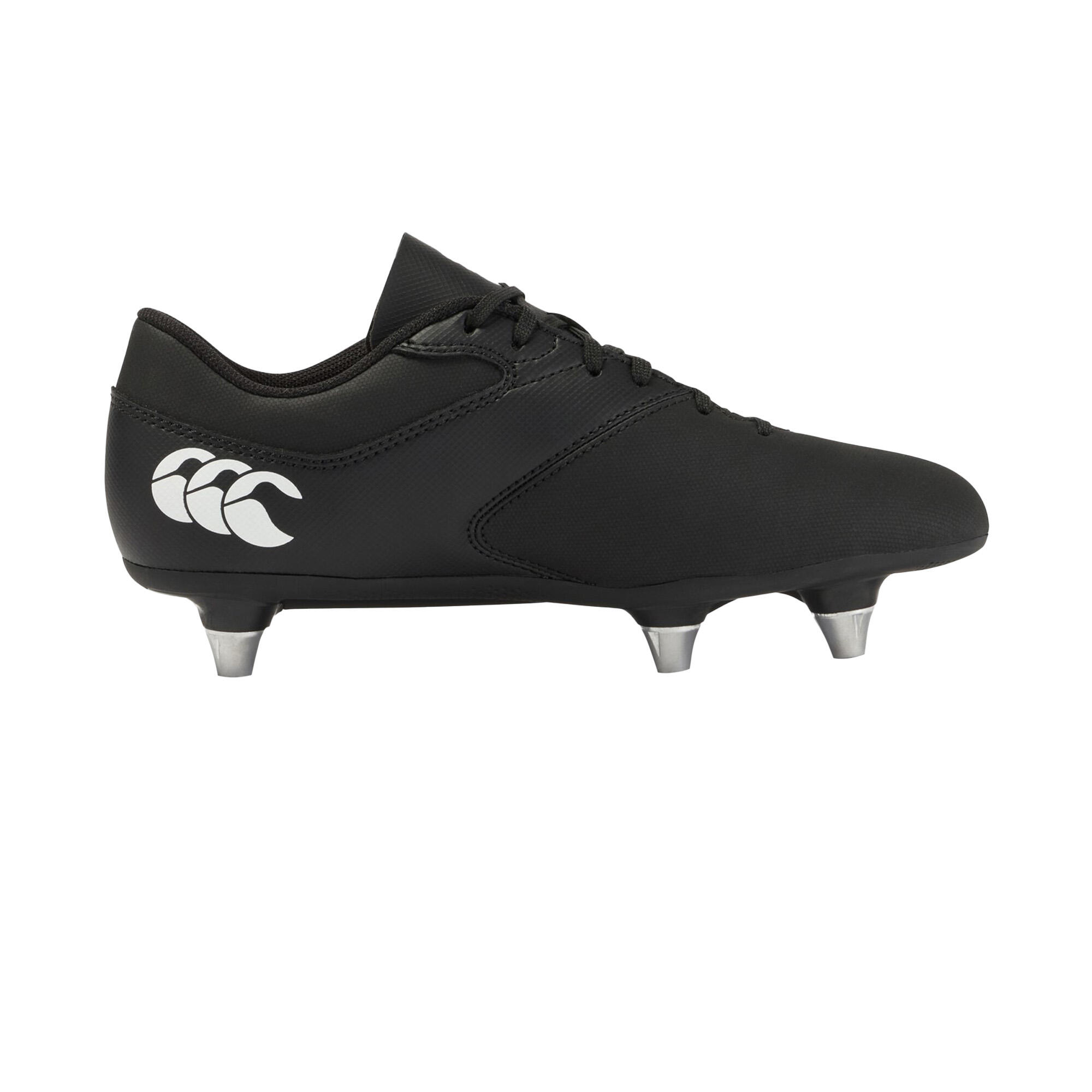 Herren RugbyStiefel für weichen Boden "Phoenix Raze" Kinder Schwarz/Weiß 4/4