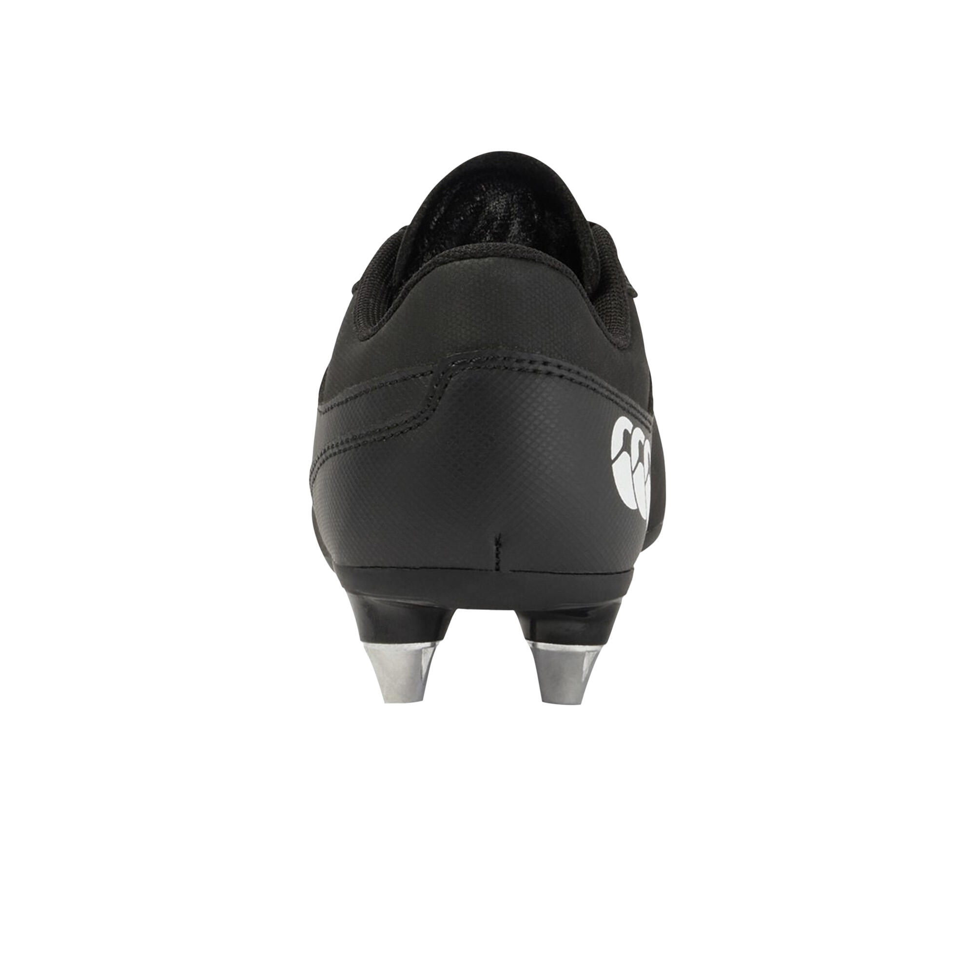 Herren RugbyStiefel für weichen Boden "Phoenix Raze" Kinder Schwarz/Weiß 2/4