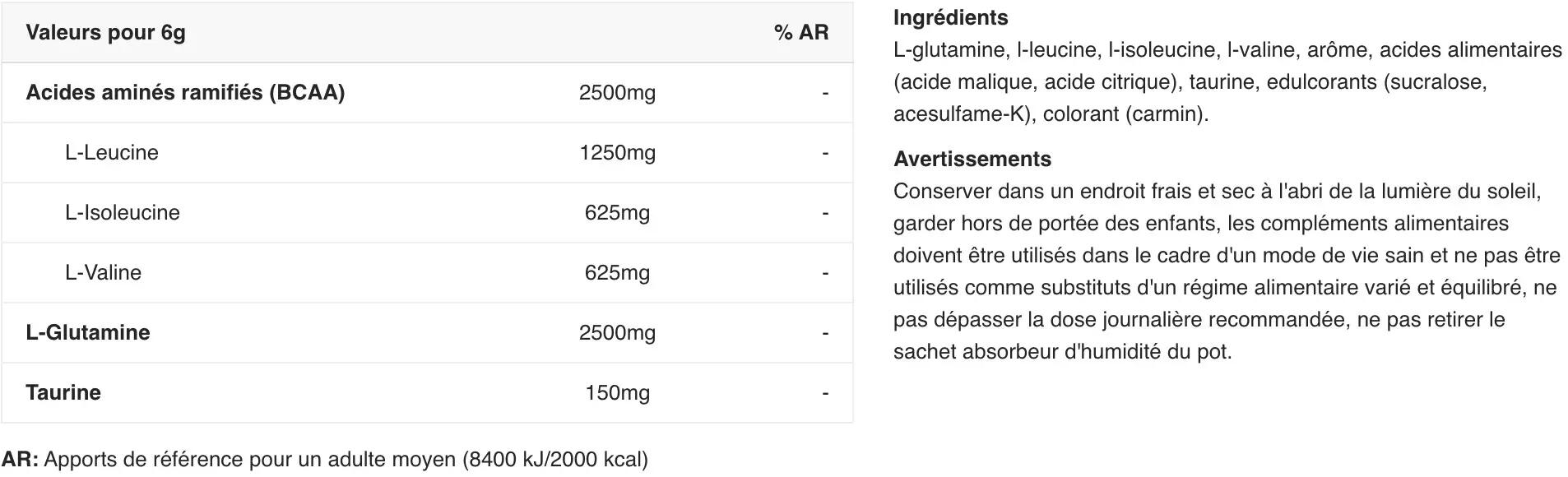 Bcaa - Bcaa + Glutamin Xpress (600 G) - Wassermelone 2/3
