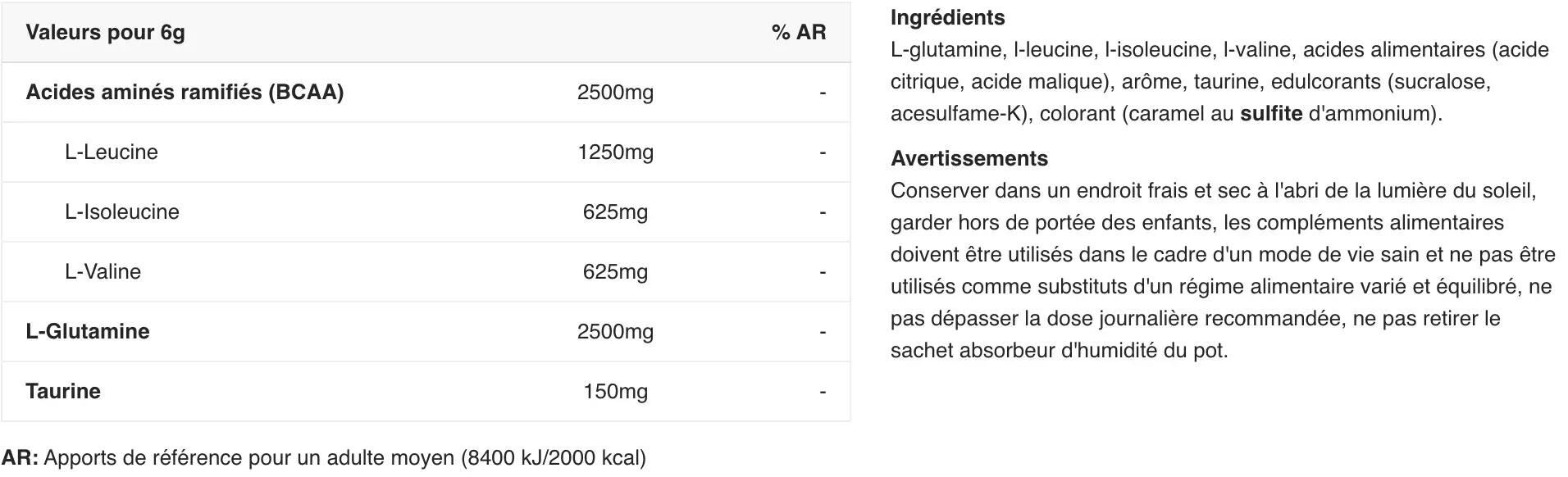 Bcaa - Bcaa + Glutamin Xpress (600 G) - Apple 2/3