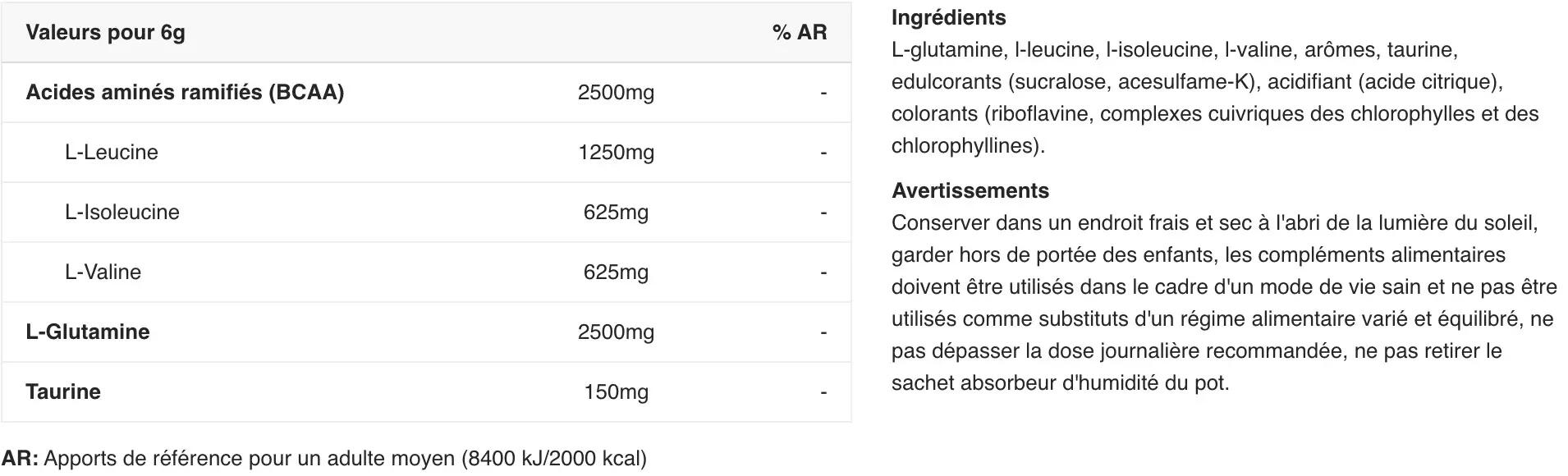 Bcaa - Bcaa + Glutamin Xpress (600 G) - Bubble Gum 2/3