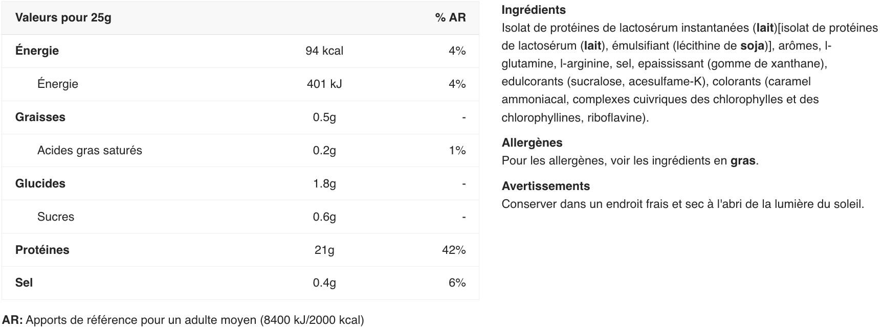 Whey Isolate (aislado) - Whey Isolate (700gr) - Pistacho 2/5
