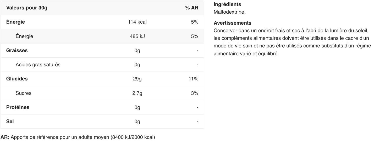 Maltodextrina - 2Kg Neutro de Scitec Nutrition 2/4
