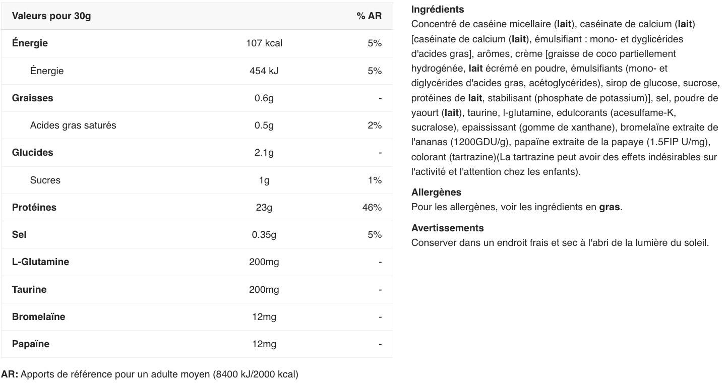 100% Casein Complex 2.27 Kg Vainilla 2/3