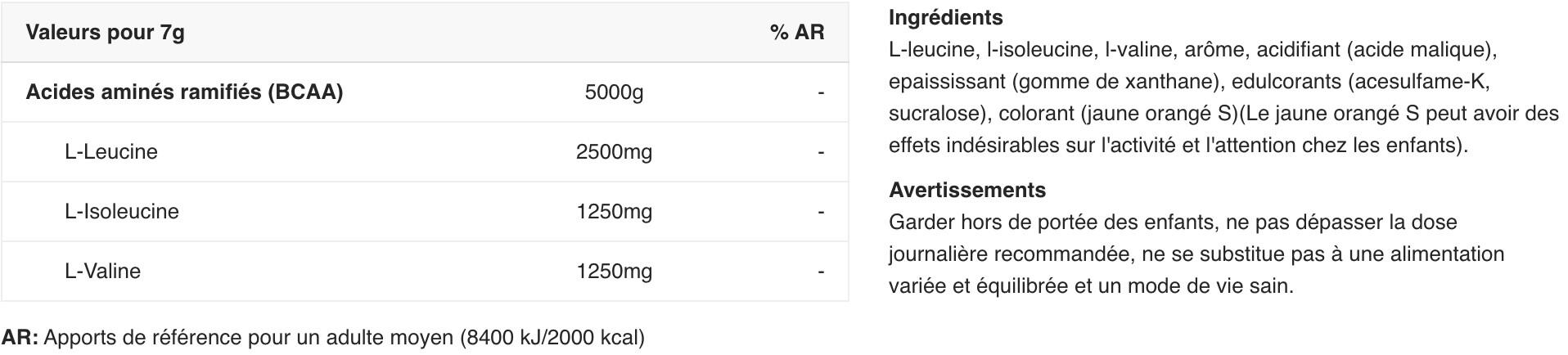 BCAA en poudre - BCAA Xpress - Mangue 2/3