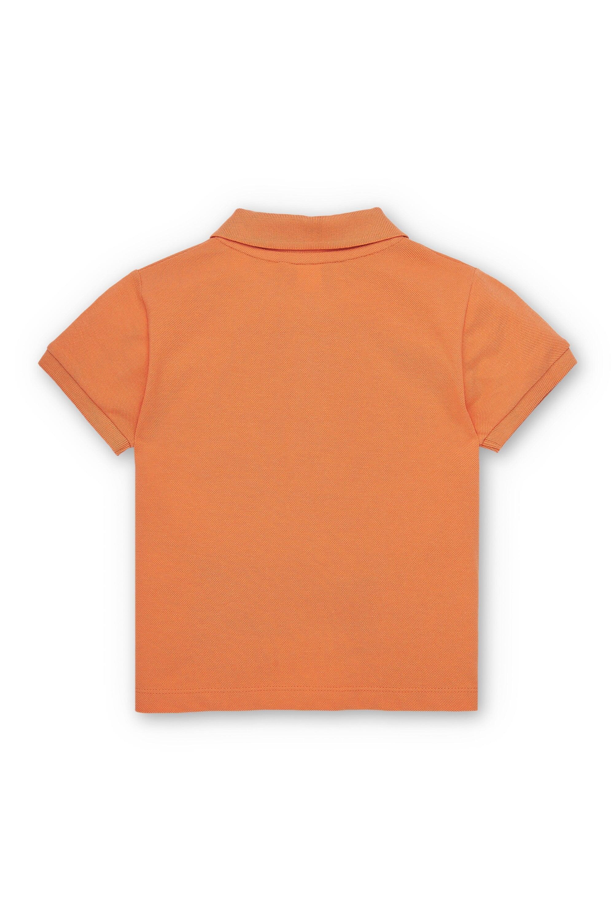 Camisa polo laranja para 3/5