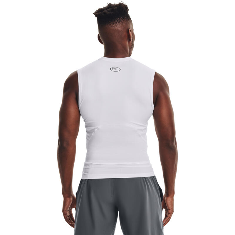 Maillot de corps Under Armour Hg Armour Comp Sl, Blanc, Hommes