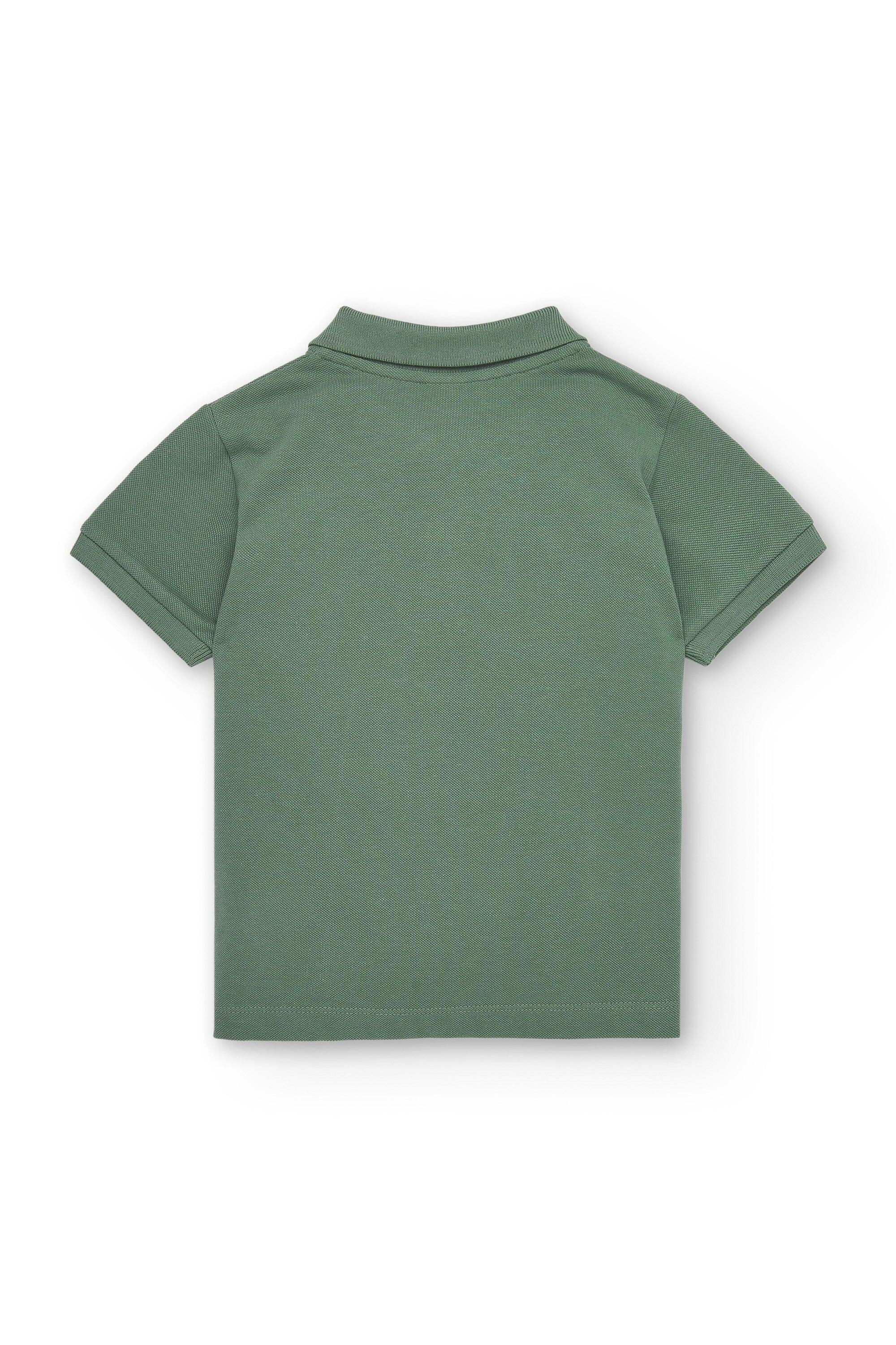 Polo de niño kaki 3/4