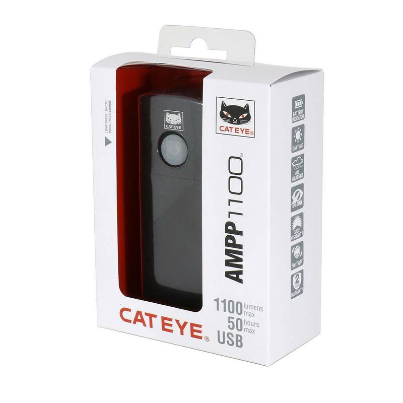 Iluminação frontal Cateye Ampp 1100