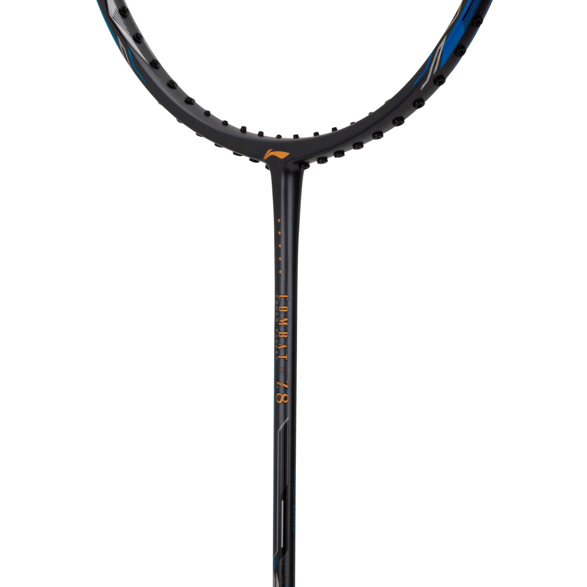 COMBAT-Z8 (84G) Unstrung Badminton Racket (Dk Grey/Lime Blue)