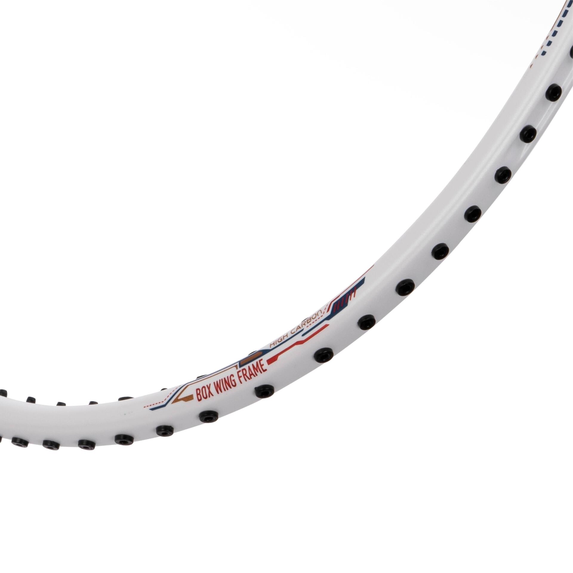Axforce 20 R Series Unstrung Badminton Racket (White/Charcoal)