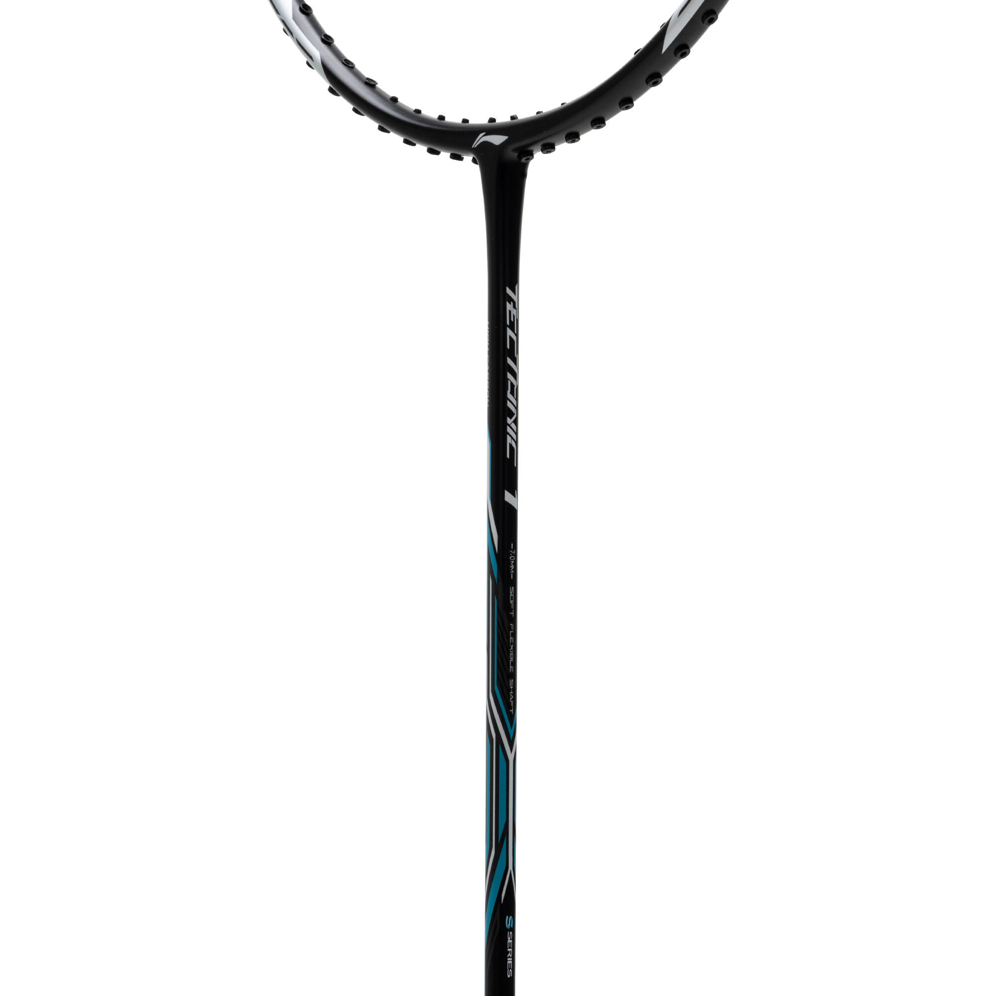 Tectonic 1 S Unstrung Badminton Racket (Black/Red)