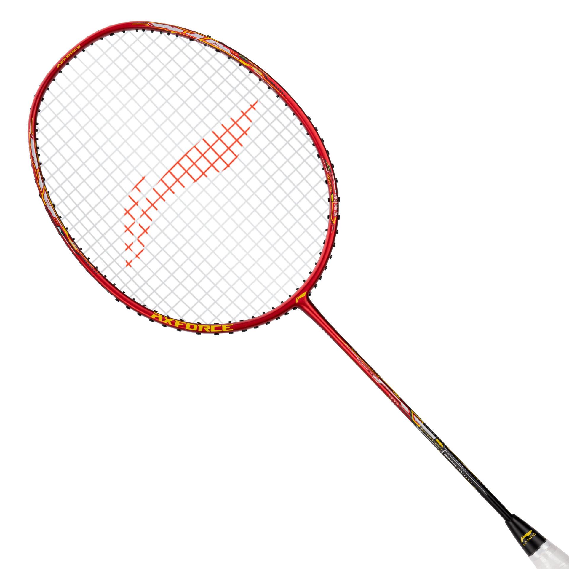 Axforce 20 R Series Unstrung Badminton Racket (Red/Black)