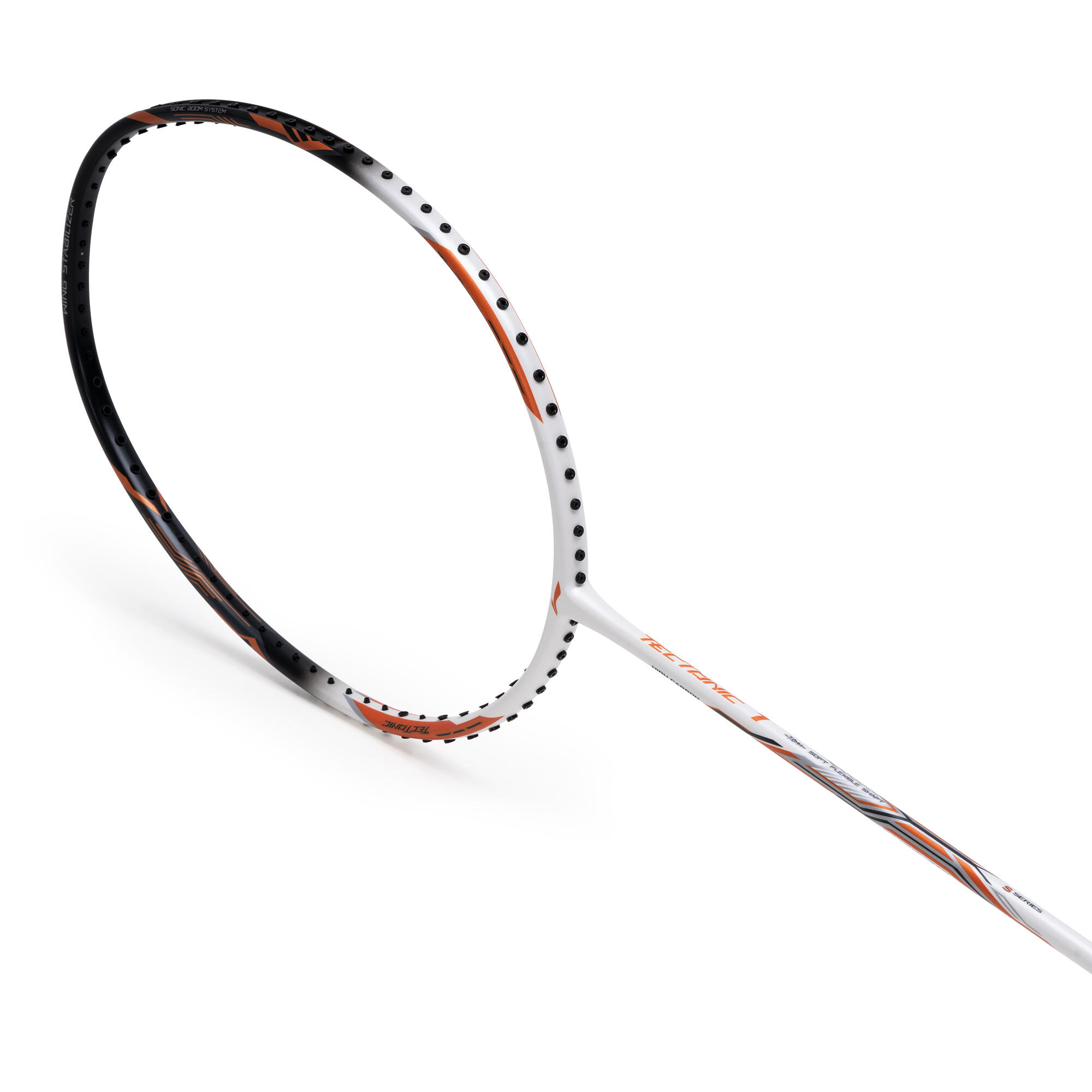 Tectonic 1 S Unstrung Badminton Racket (White/Gold) Tectonic 1 S Unstrung Badminton Racket (White/Gold)