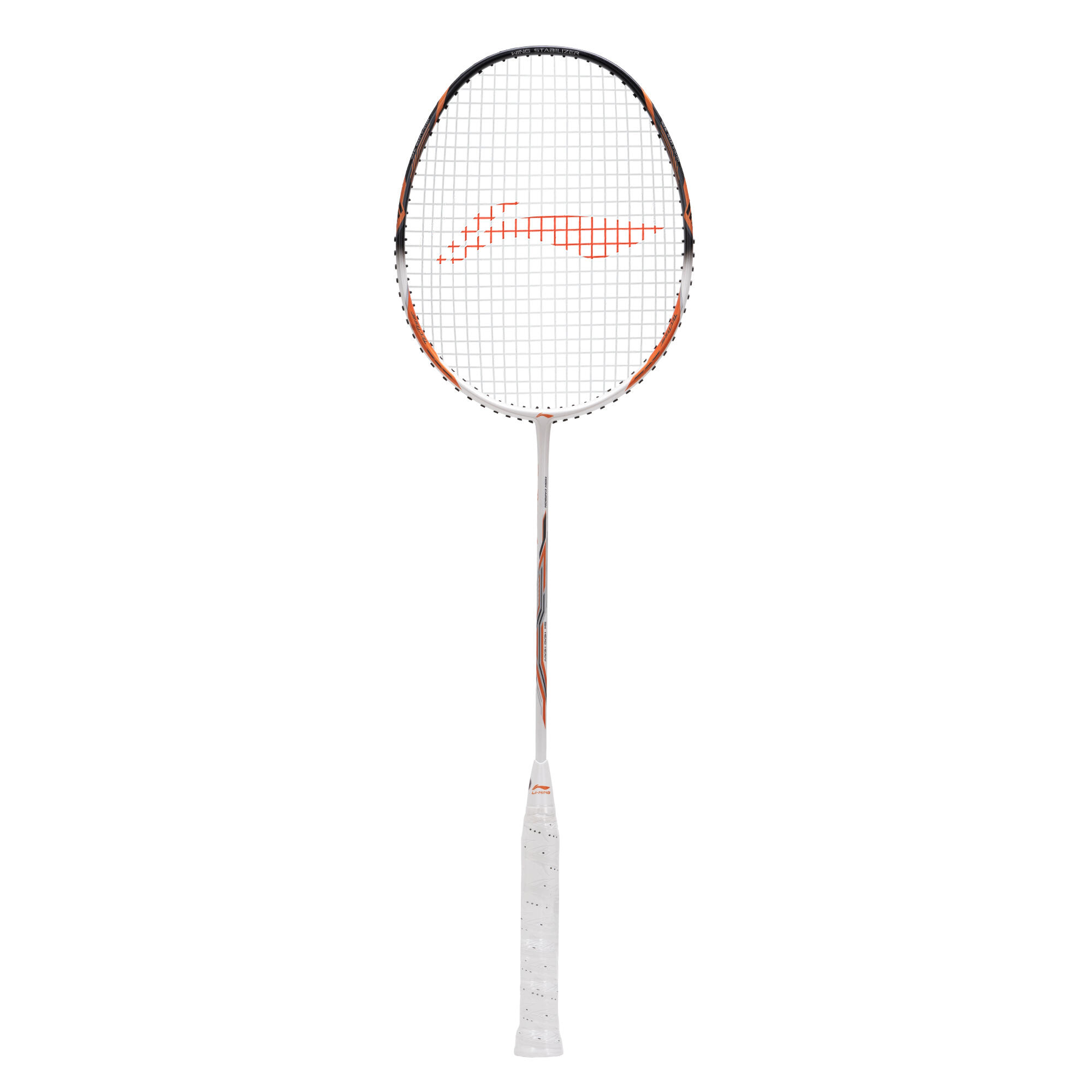 Tectonic 1 S Unstrung Badminton Racket (White/Gold)