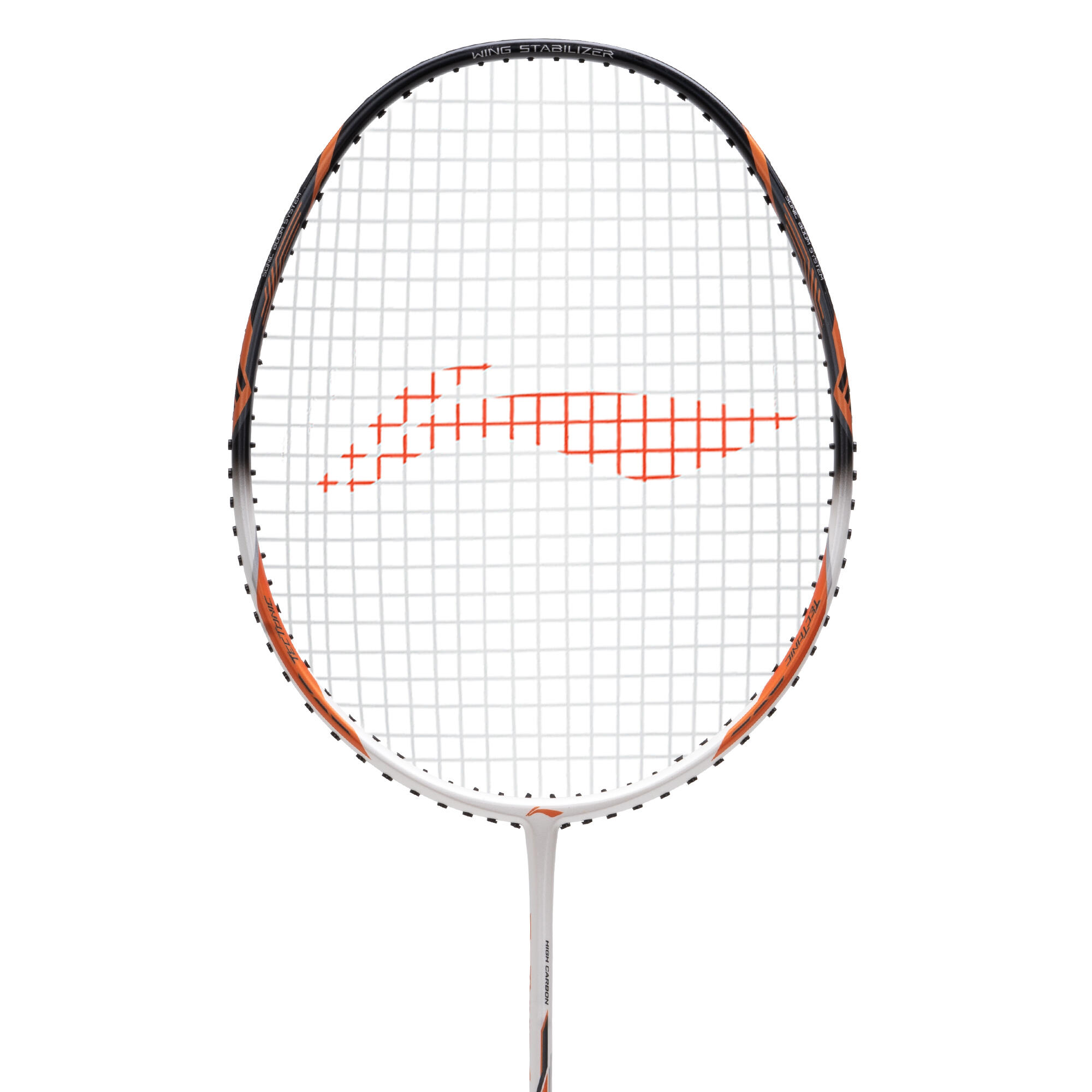 Tectonic 1 S Unstrung Badminton Racket (White/Gold)