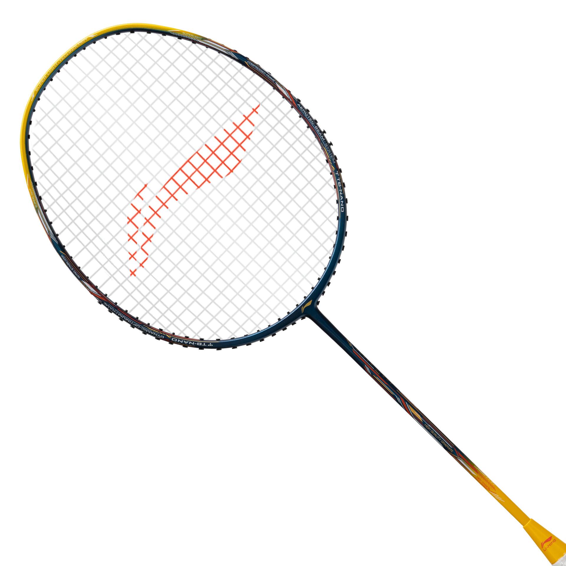 Windstrom Superlight Racket SS-100 SuperLight Unstrung Badminton Racket (Navy/Sunglow)