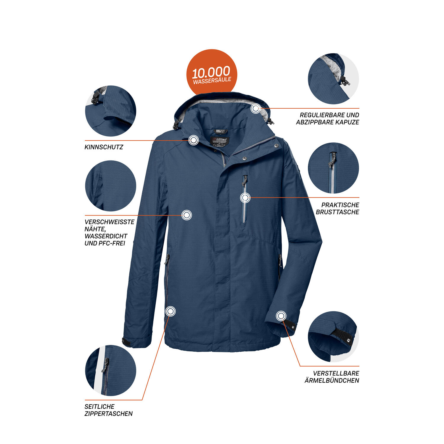 Herren Outdoorjacke KOS 256 6/6
