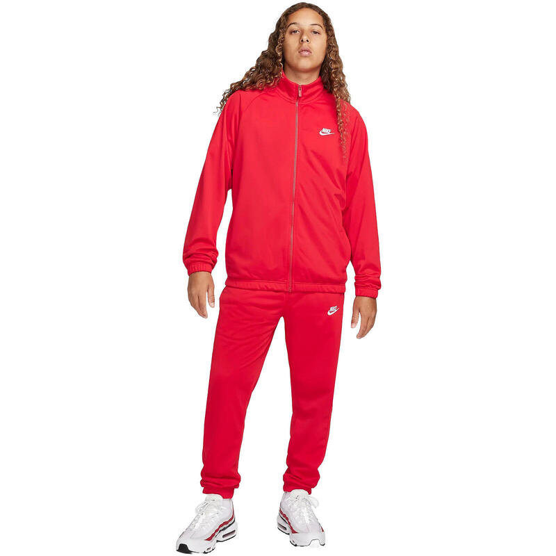 Trainingspak Nike Club Poly-Knit Tracksuit, Rood, Mannen