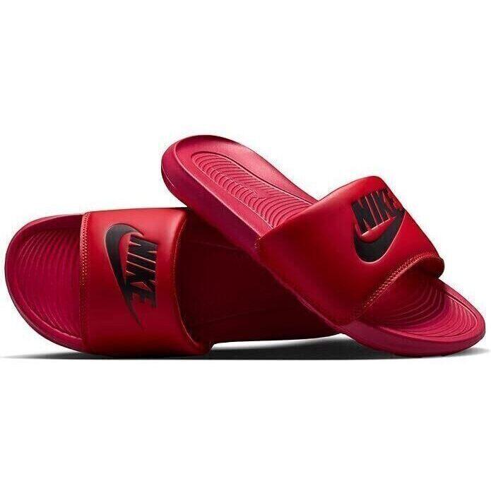 Tongs Nike Victori One Slide, Rouge, Unisexe 3/6
