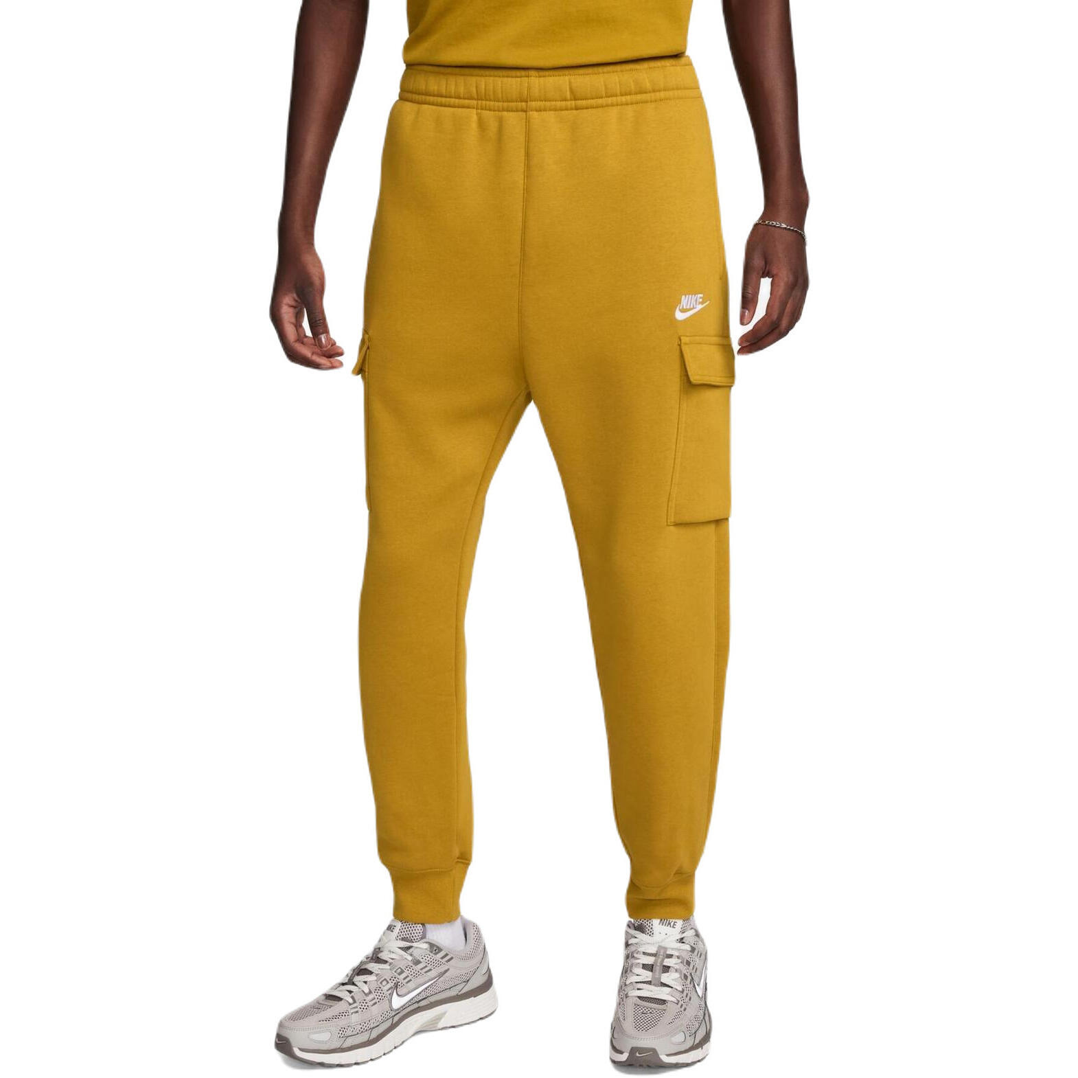 NIKE Broek Nike Sportswear Club Fleece, Geel, Mannen