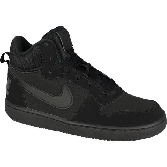 Baskets Nike Court Borough (GS), Noir, Enfants