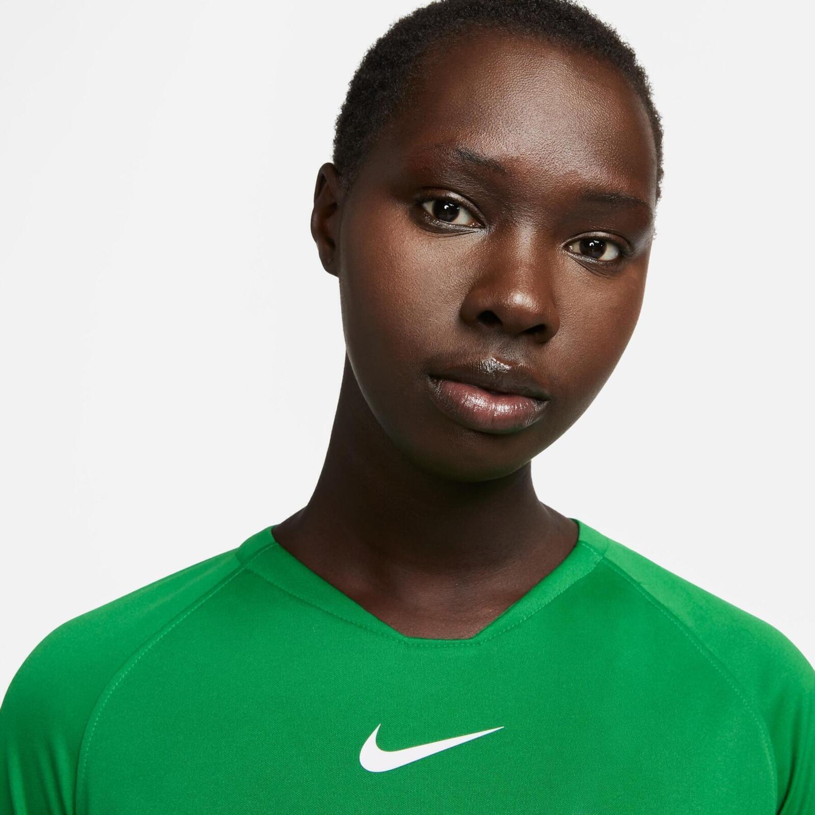 Maglie maniche lunghe da calcio donna nike verde 4/5