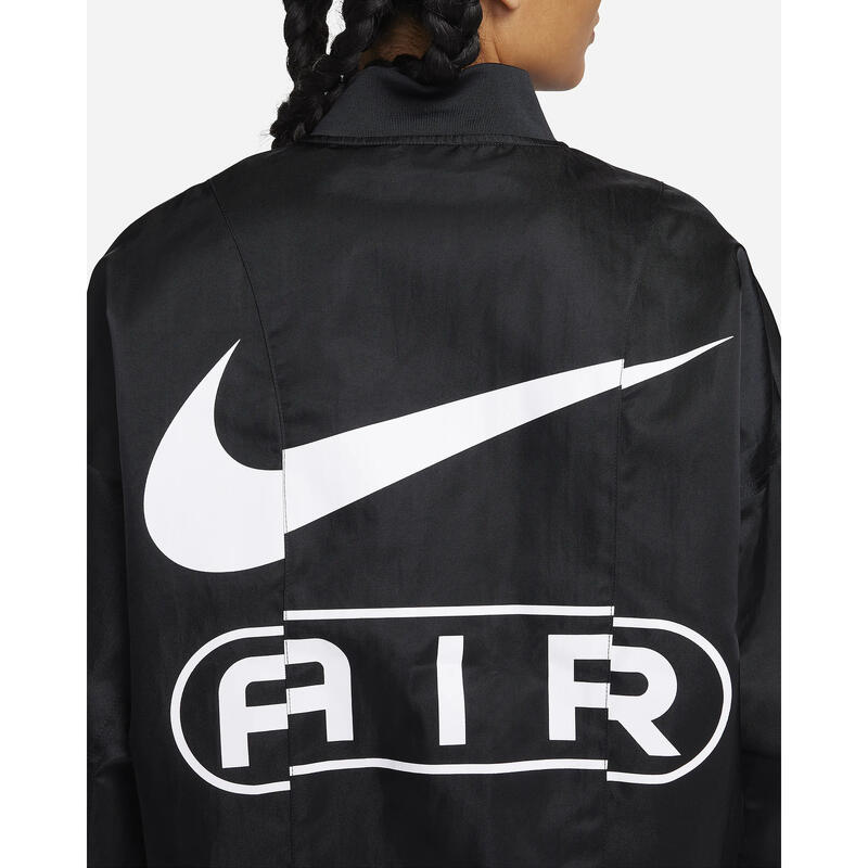 Veste Nike Air Oversized Woven Bomber Jacket, Noir, Femmes