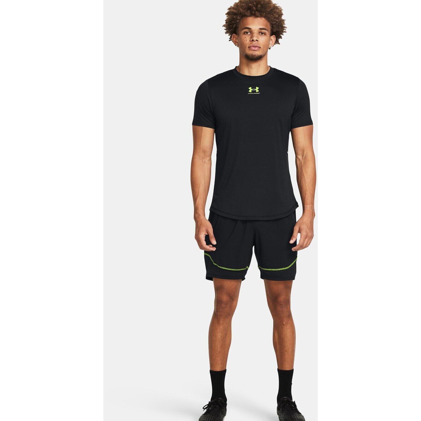 Korte broek Under Armour Challenger Pro Training Shorts, Zwart, Mannen 3/5