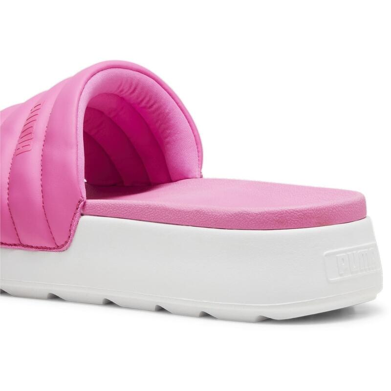 Slapi femei Puma Karmen Slide Puffy, Roz