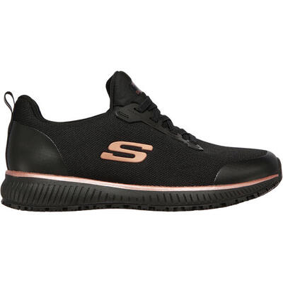 Zapatillas Skechers Squad Sr, Negro, Mujer