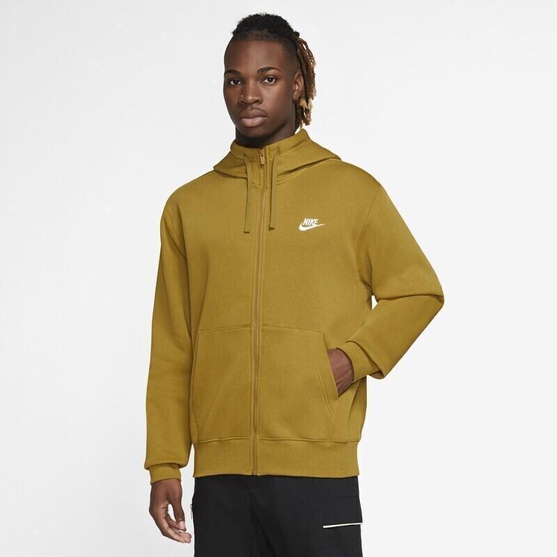 Hanorac barbati Nike Sportswear Club Fleece, Galben