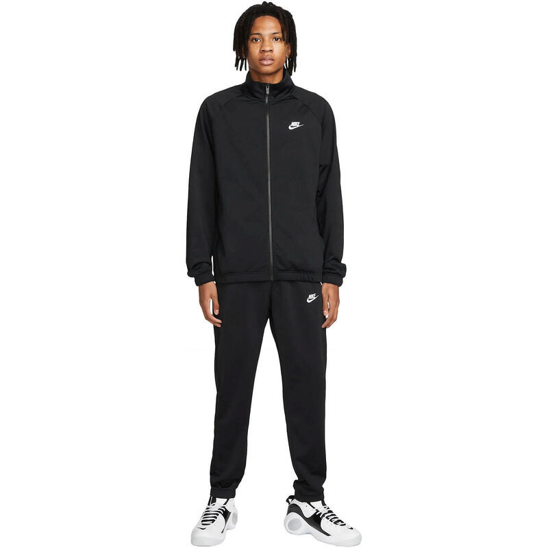 Melegítő Nike Club Poly-Knit Tracksuit, Fekete, Férfiak