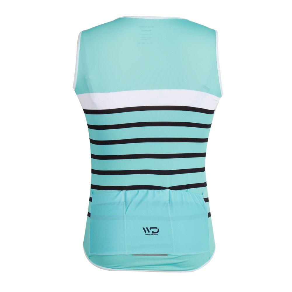 Maillot ciclismo mujer MARINA verde 2/5