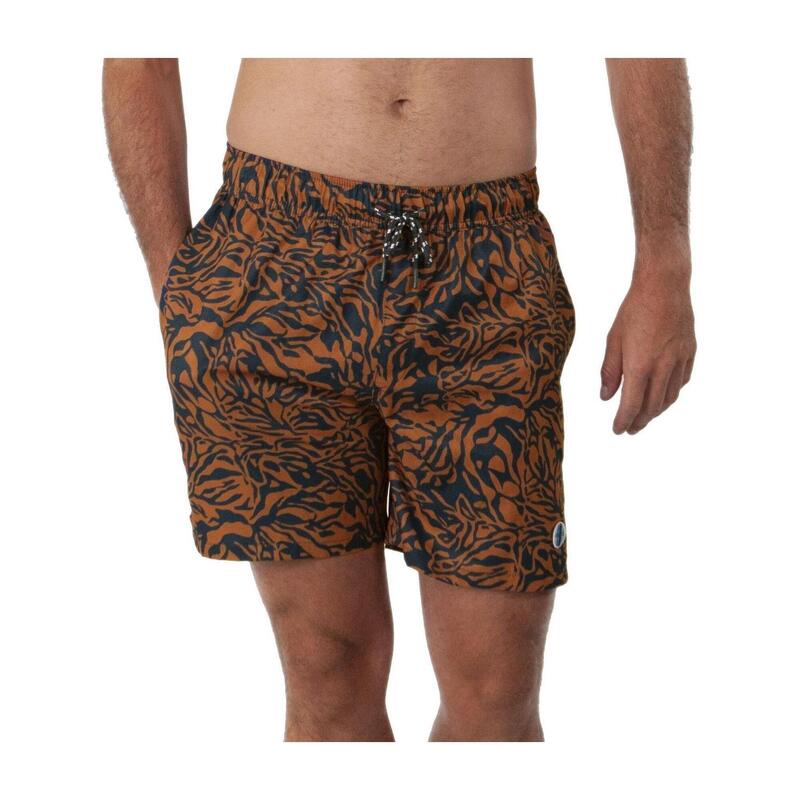 Kąpielówki Flores Shorts - brązowe