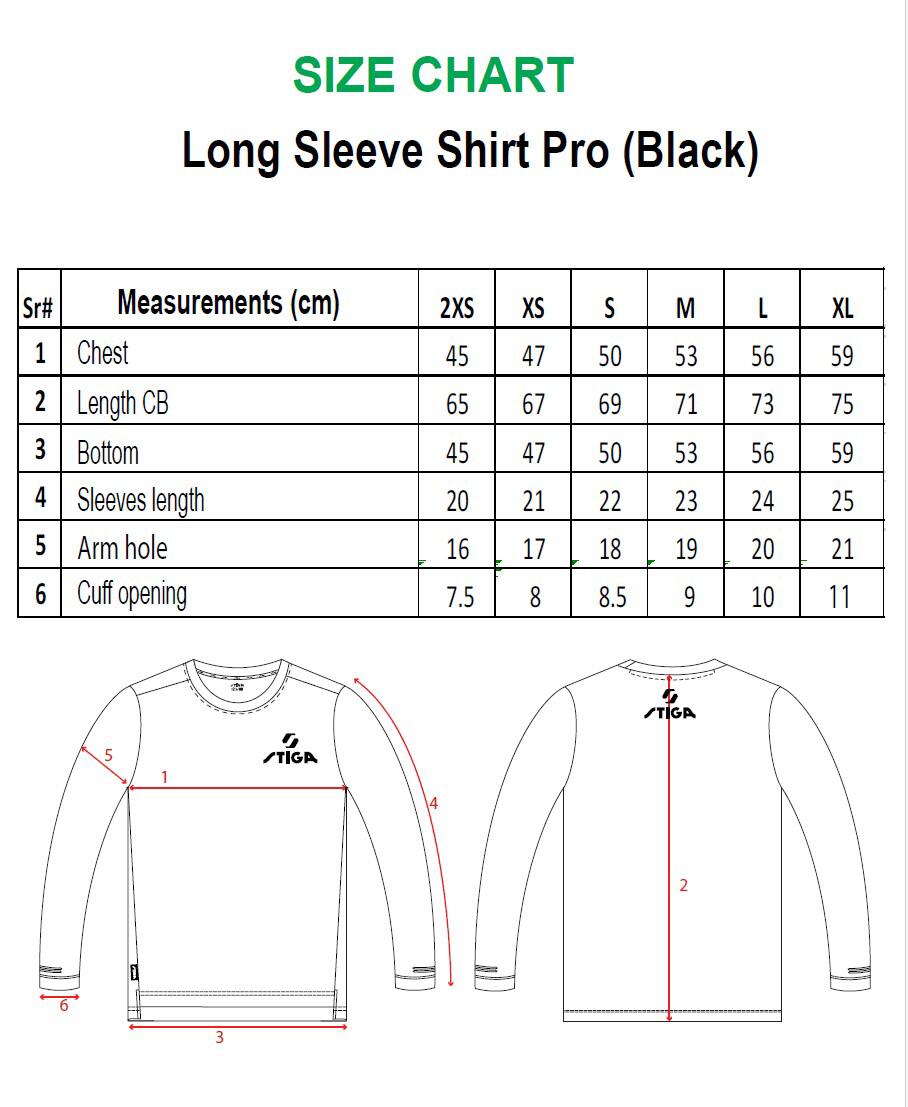 Performance T-shirt Pro X Black Long Sleeve 4/4
