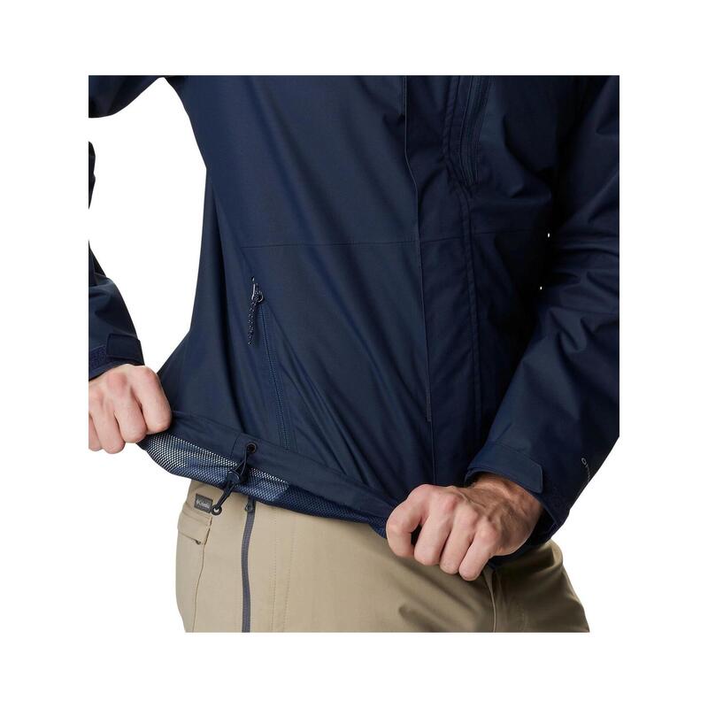 Regenmantel Hikebound Jacket Herren - blau