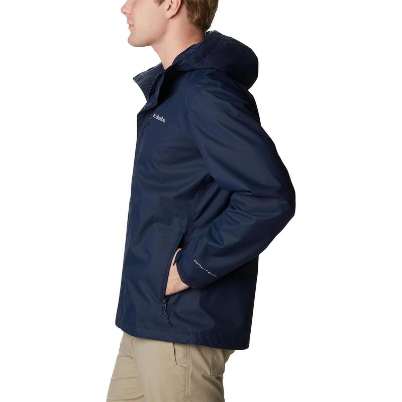 Regenmantel Hikebound Jacket Herren - blau