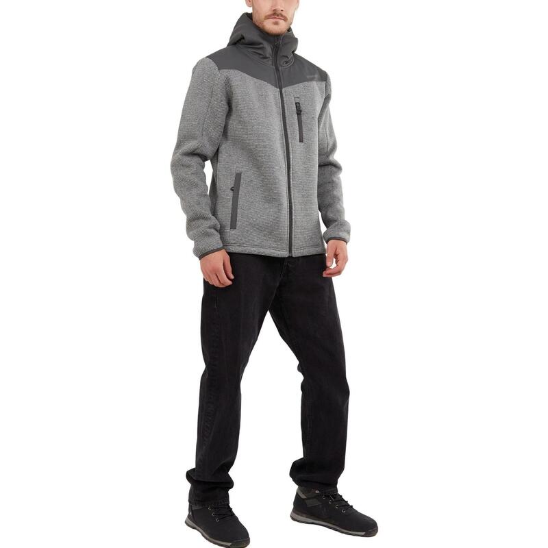 Ashford Insulated Fleece Jacket férfi polár pulóver - szürke