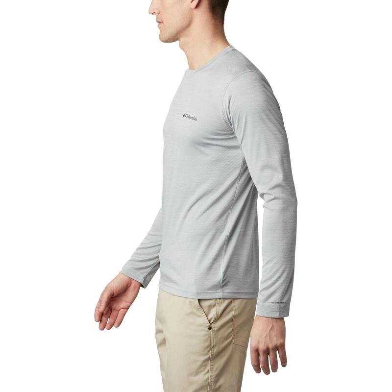 Tricou cu maneci lungi, pentru sport Zero Rules Long Sleeve Shirt - gri barbati