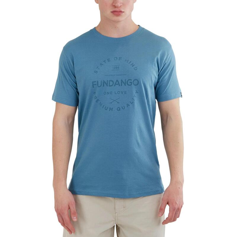 T-shirt męski Fundango Basic - T Logo-4 krótki rękaw