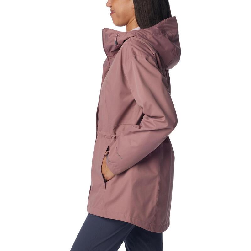 Haine de ploaie Hikebound Long Jacket - violet femei