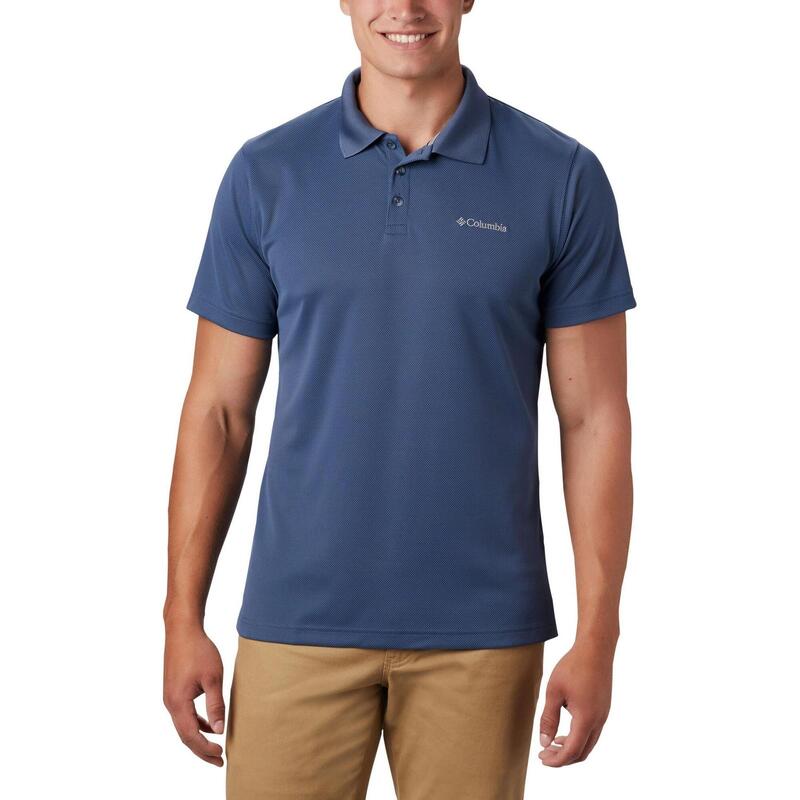 Koszulka męska Utilizer Polo z kołnierzykiem - niebieski