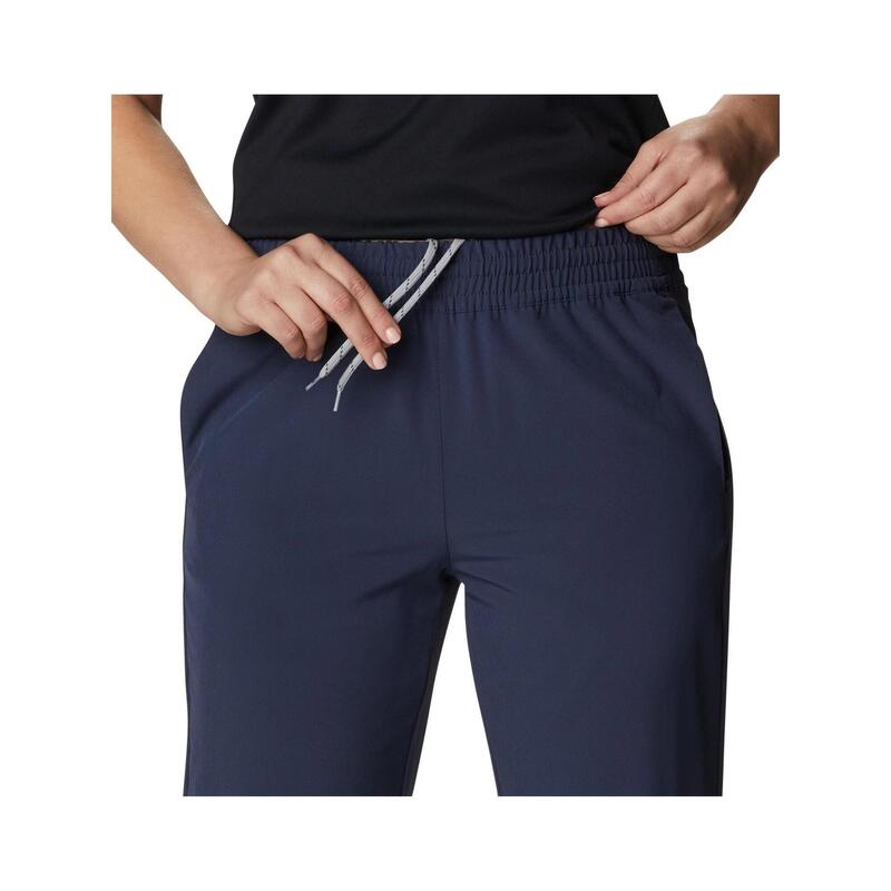 Pantaloni de drumetie Columbia Hike Pant - albastru femei