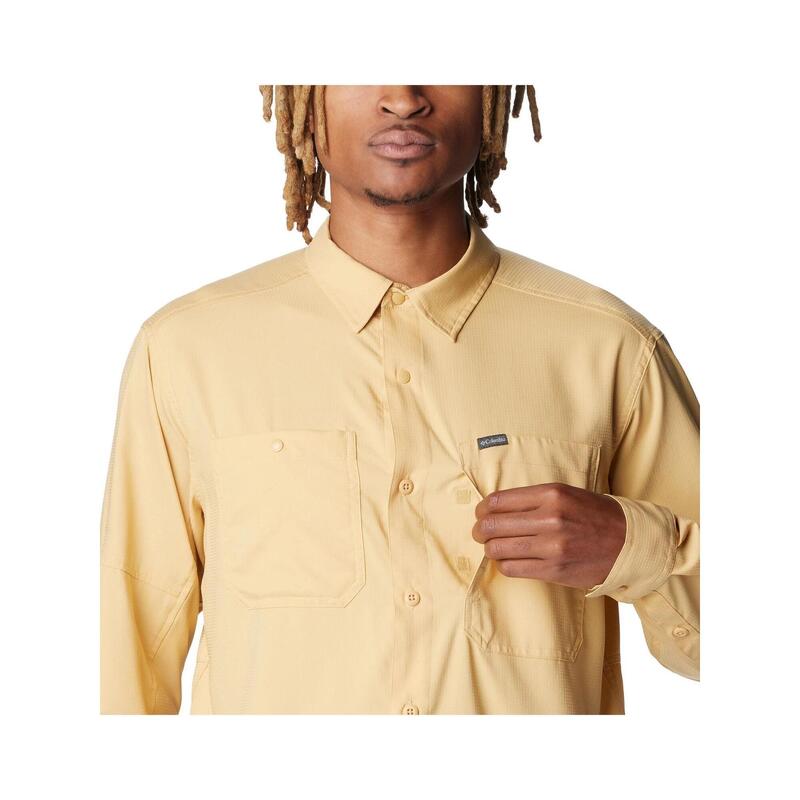 Silver Ridge Utility Lite Long Sleeve Shirt férfi hosszú ujjú túraing - sárga