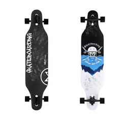 Longboard Crâne Bois Skate Nils Extreme