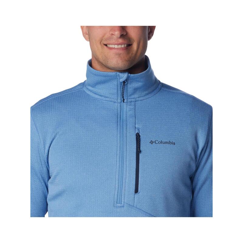 Park View Fleece Half Zip férfi polár pulóver - kék