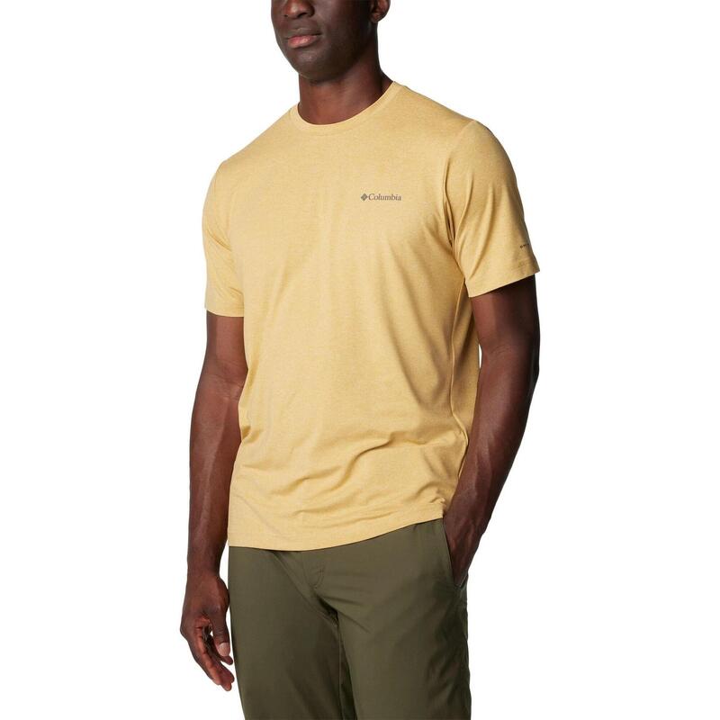 Tech Trail Crew Neck II férfi rövid ujjú sport póló - sárga
